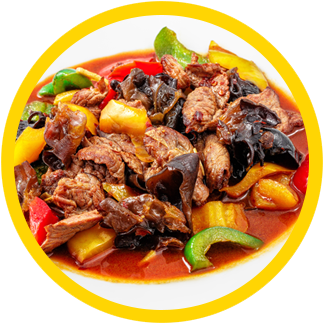 168. Beef with Black Bean Sauce
